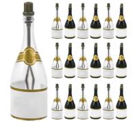 20 Piezas Botella de Burbujas para Boda de Plástico | Recuerdo para Invitados, Soplador de Burbujas, Uso en Celebraciones y Aniversario, Diseño Vacío
