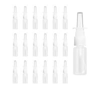 20 Piezas Botella de Spray Nasal, 20ml Recargable Plástico Botellas de Aerosol Nasal con Bomba, Vacía Botellas de Pulverizador para Aceite Esencial Salino