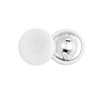 20 piezas botones de cuero de 11mm - 32mm, accesorios de ropa de costura Diy, abrigo cortavientos, botón de sofá, Blanco, 18mm