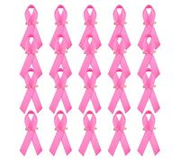 20 piezas Broches Juegos Pin Set para Decoración de Ropas Bolsas Sombreros Vaqueros Pasadores Broche de Cinta Rosa Pin de Solapa de Conciencia de Cáncer de para Mujeres Breastpin Decoración