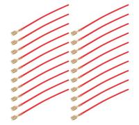 20 Piezas Cable de Bocina de Motocicleta 7mm en Cobre Terminal | Aislante PVC, Conexión Resorte, Ajuste Personalizado, Estable ante Vibración y Lluvia, para Mantenimiento