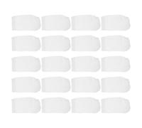 20 Piezas Calcetín Protector de Hojas de Piscina de Nailon Blanco | Malla Delicada, Ajuste para Cesta Skimmer, Instalación Fácil, para Limpieza tras Tormentas