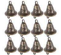 20 Piezas Campanas de Viento de Aleación de Zinc Doradas para Hacer Colgantes y Adornos Feng Shui Estilo Vintage y Función para Restringir el Mal en Manualidades Varios estilos