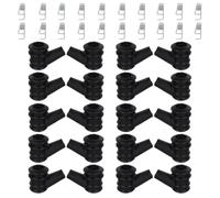 20 piezas Capuchón de Encendido para Motosierra 52, Goma Negra con clip | Resorte Interno de Sujeción, Antipolvo y Agarre Reforzado, para Cables de Ignición y Reparaciones