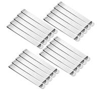 20 Piezas Clips de Costura de Metal de 3 Pulgadas Clips de Tela para Coser con Escala Clips de Costura de Acero Inoxidable para Sujetar Telas Accesorios de Costura y Marcado de Acolchado