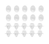 20 piezas Clips de fijación moldura puerta lateral coche plástico blanco para Fiat C4 para Citroen 856548 9408565488 sujetador automático