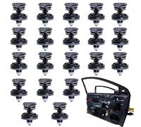 20 Piezas Clips de Grapas Puertas, Remaches Plastico Coche Paneles de Puerta, Clips de Fijación Montaje Compatible con Vw Golf 5 6 7 T4 T5 Passat Polo Skoda Caddy Audi