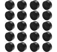 20 piezas coloridas de efectos de guitarra para interruptor de pedal de pedal, tapa de protección de uñas de plástico para efectos de guitarra, botones de pedal comunes (negro)