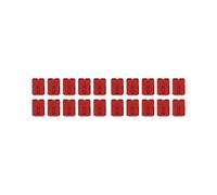 20 Piezas Conector de Enchufe Estilo Anderson 50A con Manejar Anderson Kit de Conectores Rápidos de Carga de Batería de Carretilla Elevadora Rojo