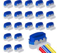 20 Piezas Conectores de Cable para Robot Cortacésped, 314 Clips de Conexión Impermeables Clips de Cable, Clips de Conexión Conectores de Cable para Robot Cortacésped Automower Jardín Exterior
