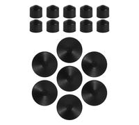 20 Piezas Copas Pivotantes de PU Negro para Longboard y Monopatín | Repuesto para Ejes, Reduce Vibración y Mejora Respuesta, Fácil Cambio, Uso en Mantenimiento y Parque