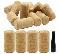 20 Piezas Corchos de Vino Tapones de Botella Natural de Madera Corcho Reutilizables para manualidades, Decoración Tapones para Conservación y Sellado e Ideas La Decoración Del Hogar-21 mm x 38 mm