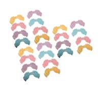 20 Piezas Cuentas Artesanales Forma de Alas de Ángel Acrílicas | Acabado Suave sin Rebabas, Fácil Ensamblaje, Uso Cómodo, para Eventos Creativos y Clases Escolares