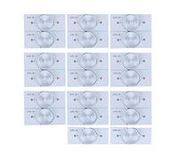 20 Piezas Cuentas de Lámpara SMD de 3V, LED SMD con Lente Optica Fliter para Reparación de TV, SMD Cuentas de Alta Dureza, Accesorios y Piezas para Tira de Luz LED(Blanco)