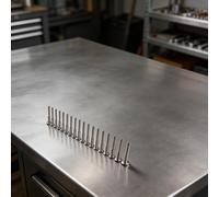 20 piezas de 1/8 pulgadas T316 acero inoxidable invisible cable barandilla hardware con enchufe hexagonal para ajuste de tensión en postes estándar