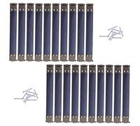 20 piezas de 10 cm de metal interno flexible marco beso cierre bolsa de beso cierre DIY bolso accesorios para bricolaje artesanía bolso monedero costura hacer