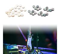 20 piezas de 3 x 2 mm con incrustaciones de concha de nácar, para diapasón, guitarra, bajo, ukelele y banjo