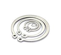 20 piezas de 37 mm, anillos de seguridad externos con clip en C para eje de retención, anillos de presión de acero inoxidable 304