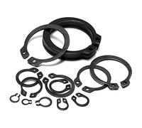 20 piezas de 45 mm, anillos de seguridad externos C-Clip, anillos de presión del eje de retención, aleación de acero