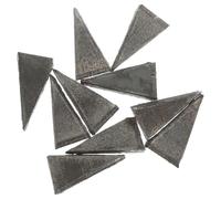 20 Piezas de Acero al Carbono Cuña Triangular, para Mango | Diseño Cónico Guías de Alineación, Tamaño Graduado 19mm 25mm 32mm 38mm, Caja Incluida para Guardado