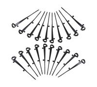 20 piezas de anclajes de malla para canalón al aire libre, clips de filtro, abrazaderas de cepillo, clips de fijación, clips universales