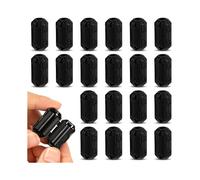 20 Piezas de Anillo de Núcleo de Ferrita Clip-, Supresor de Ruido RFI EMI, Abrazadera de Cable para Cable de 7 mm de Diámetro