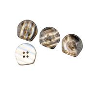 20 piezas de botones de resina clásicos de forma irregular de 25mm y 4 agujeros para decoración de ropa, accesorios de reparación