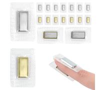 20 piezas de Broches Magnéticos para Coser Ocultos, Cierre de Monedero Invisible, PVC, Broches Magnéticos Para Ocultos, para Manualidades de Costura Ropa Bolsos