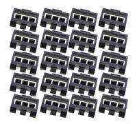 20 piezas de canalón de techo de plástico negro 51137077127 para BMW E82 E90 E92 1er 3er para M3 resistente a la intemperie, fácil montaje