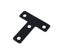 20 piezas de código esquina en T negro, adecuado for unir diversas herramientas, accesorios hardware resistentes al desgaste con tornillos Para Armarios Mesas(80mm)