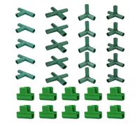 20 Piezas De Conectores para Invernaderos, 10 Piezas De Abrazaderas para Laminación, Accesorios para Canalones para Invernaderos, Accesorios para Soportes De Jardinería