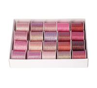 20 piezas de cuerda de pulsera de 164 pies, 0,4 mm, cuerda de cuentas cortables, 6 acciones, juego de manualidades de joyería, variedad de colores y fácil anudado para proyectos