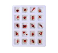 20 piezas de diamantes de imitación dorados y plateados para manualidades, aleación con parte trasera plana, suministros de decoración