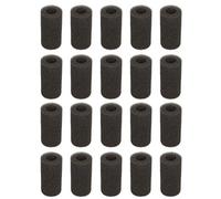20 piezas de esponja prefiltrante, rollos de espuma prefiltrante para acuario de círculo concéntrico compatibles con accesorios de filtro de pescado adecuados para filtros de (Medium (large hole))
