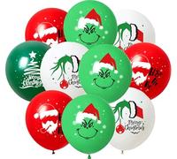 20 piezas de globos de Navidad Navidad globos para niños decoración de Navidad Navidad globos de helio para Navidad Año Nuevo cumpleaños fiesta de decoración