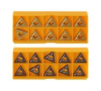 20 piezas de insertos de carburo TCMT16T304 TCMT16T308 para aplicaciones de torneado en grado industrial para tornos de metal y máquinas CNC