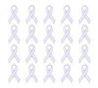 20 piezas de insignia de reconocimiento de voluntarios para actividades de bienestar público, aleación de construcción, eventos, decoración de pecho, insignias de cierre de mariposa, talla única, como