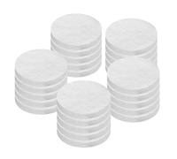 20 piezas de lana de cerámica redonda de lana de cerámica para chimeneas de bioetanol que proporcionan calor uniforme y atmósferas acogedoras almohadilla de lana de cerámica