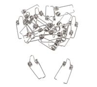20 piezas de llave de agua de trombón / válvula de saliva de acero plateado para piezas de trombón