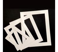 20 piezas de marco de fotos blanco con inserciones de papel resistente para marcos de 6, 7, 8, 10 pulgadas para diseños de visualización consistentes (8 pulgadas)