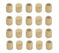 20 piezas de molde de hardware de 7 mm de altura, barra ranurada de latón, tapón de núcleo de ventilación, gránula, cuenta de aire para fundición de petaca de arena recubierta de resina, molde al