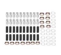 20 Piezas De Montaje De Bisel Con Soporte LED De 3 Mm, Kit De Soporte LED De Montaje En Panel Cóncavo, Soporte De Lámpara De Diodo, Montaje Emisor De Luz De Latón, Piezas De Control Industrial Para Lu