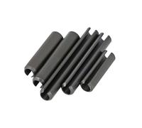 20 piezas de pasador cilíndrico hueco de acero 65Mn, pasador de posizionamiento elástico, diámetro externo 6mm, longitud 14mm, 6x14mm