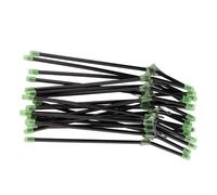 20 piezas de pesca anti con broches, conector luminoso de equilibrio de pesca marina para señuelos de cebo suave, eslabones de acero ABS para evitar giros de línea y mejorar la presentación del cebo