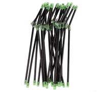 20 piezas de pesca en el mar luminoso antialimentador con broche de plomo, ideal para señuelos de cebo suave y fines de pesca en el mar