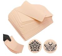 20 piezas de piel sintética de doble cara de 2 mm de grosor, accesorio práctico para aprender a tatuar
