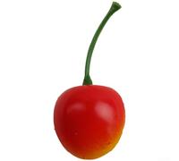 20 piezas de plástico artificial para decoraciones de frutas de cerezas para bodas y exhibiciones de vacaciones, adecuado para decoraciones de eventos y accesorios de fotografía (rojo claro)