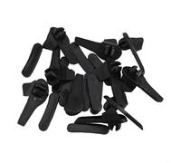 20 piezas de plástico cambiador de neumáticos para insertos de cabeza de pato para protección de llantas, almohadillas de montaje negro para evitar arañazos durante el cambio de neumáticos