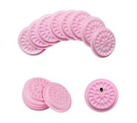 20 piezas de plástico de pestañas pegamento titular desechable de pestañas falsas pegamento bandeja de extensión de pestañas pegamento paleta soporte almohadillas