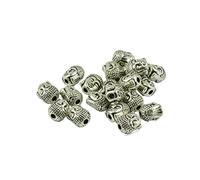 ＡＷＨＡＯ 20 Piezas de Plata Espaciadoras de Buda Charm Aleación Antiguas para Manualidades de Joyería Aptas para Brazaletes Collares